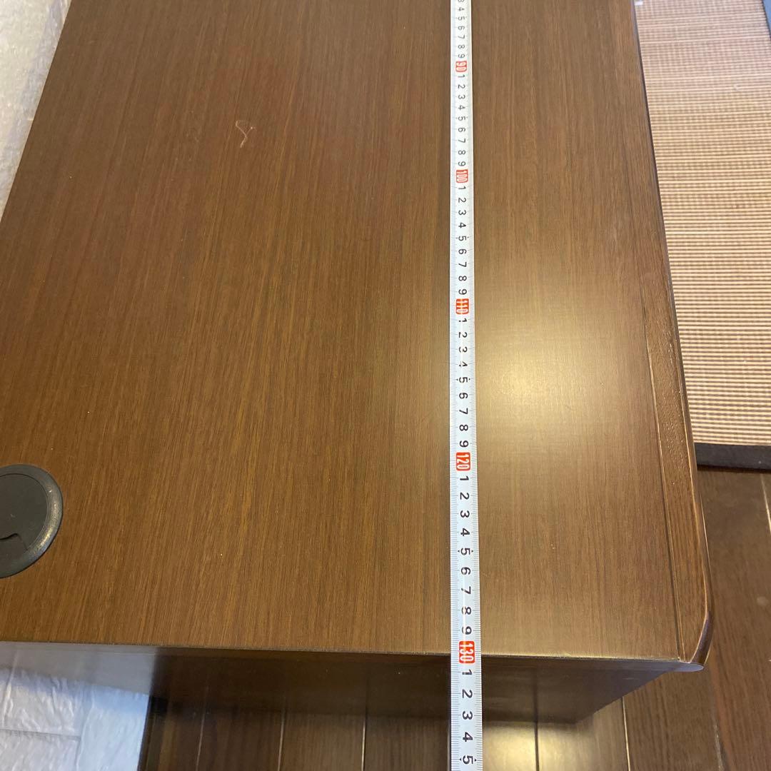 ブラウン木製テレビ台 引き出し3つ付き 130cmの通販はau PAY