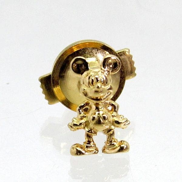 18金 ミッキーマウス ピンブローチ(B0295) ネイティブアメリカン