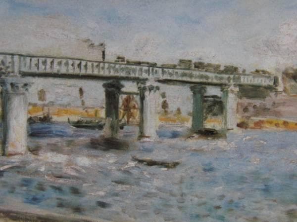 ルノワール、【アルジャントゥイユの鉄橋】、希少画集画