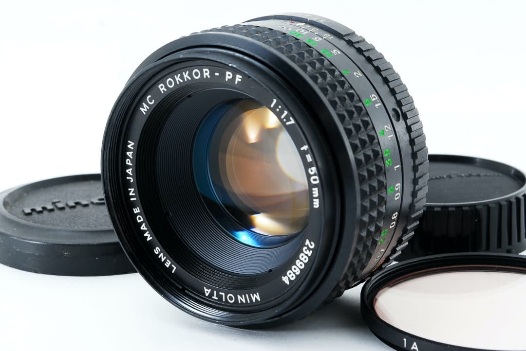 Minolta MC ROKKOR PF 50mm F1.7 ミノルタ 人気オールドレンズ (53822