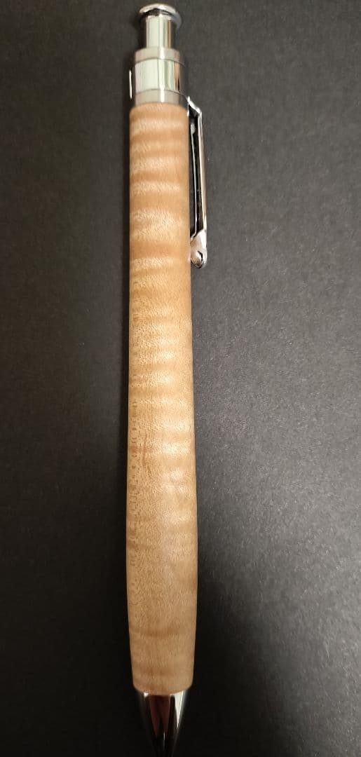 工房楔　楓ちぢみ杢　0.5シャープペンシル 固定式口金　おまけ付き
