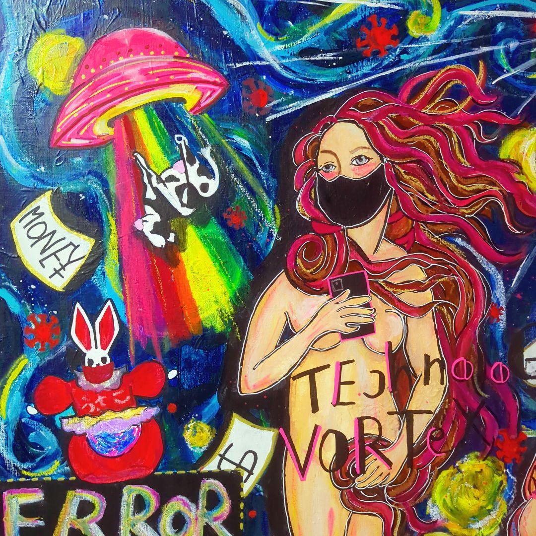 【一点物アートSALE:】CHAOS（カオス）【F20号】