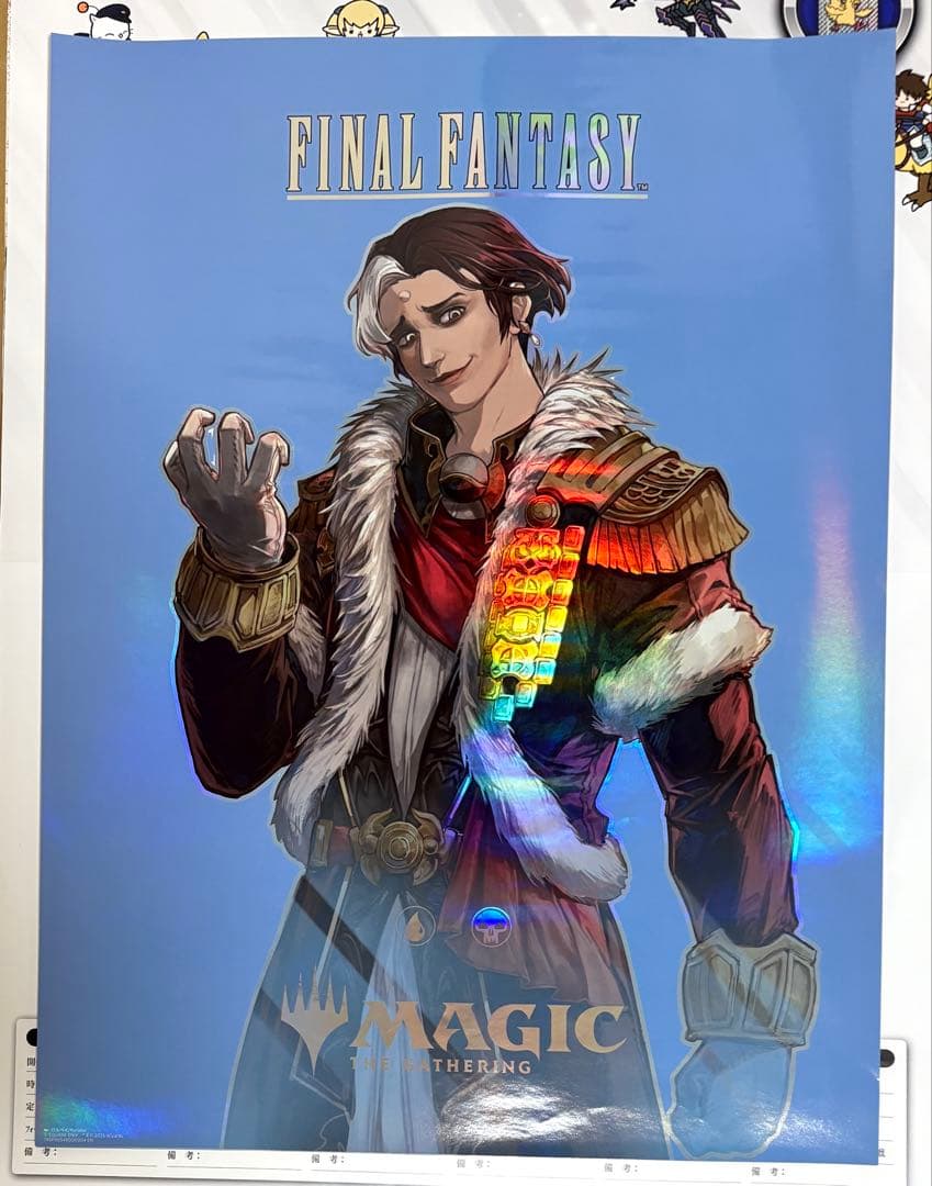 d*3様 MTG ファイナルファンタジーポスター5枚セット 非売品 おまけ付き