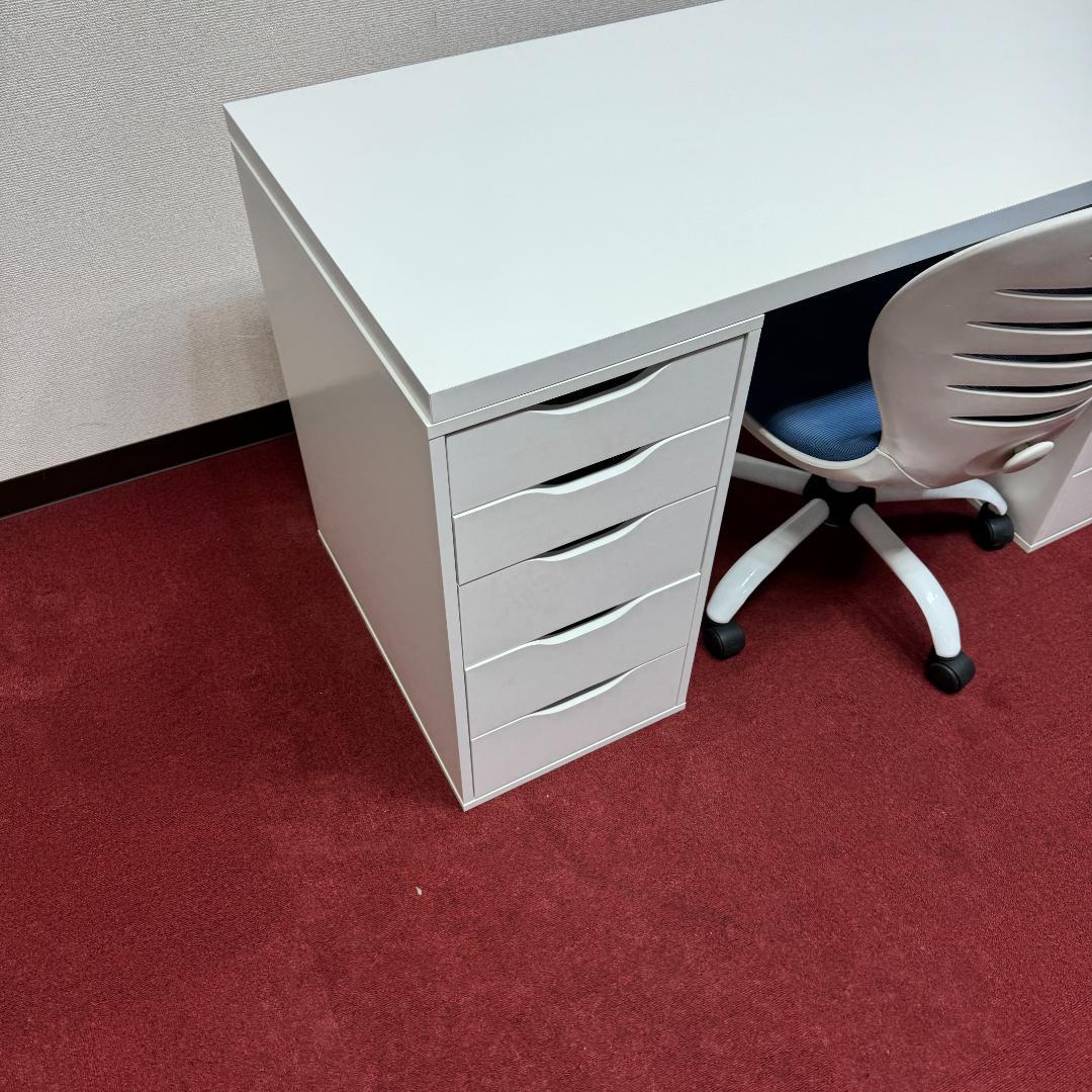 東京23区送料無料　超美品IKEAラグカプテン / ALEX ＋椅子＋ワゴンx2