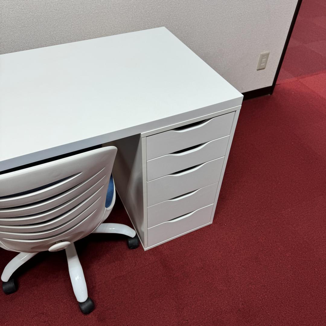 東京23区送料無料　超美品IKEAラグカプテン / ALEX ＋椅子＋ワゴンx2