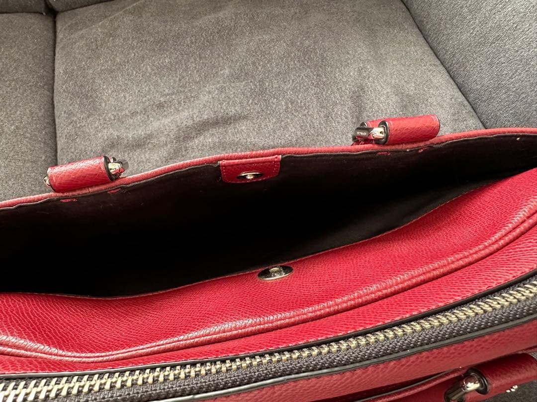 美品 COACH ビジネスバッグ 鞄 メトロポリタン ワークバッグレッド