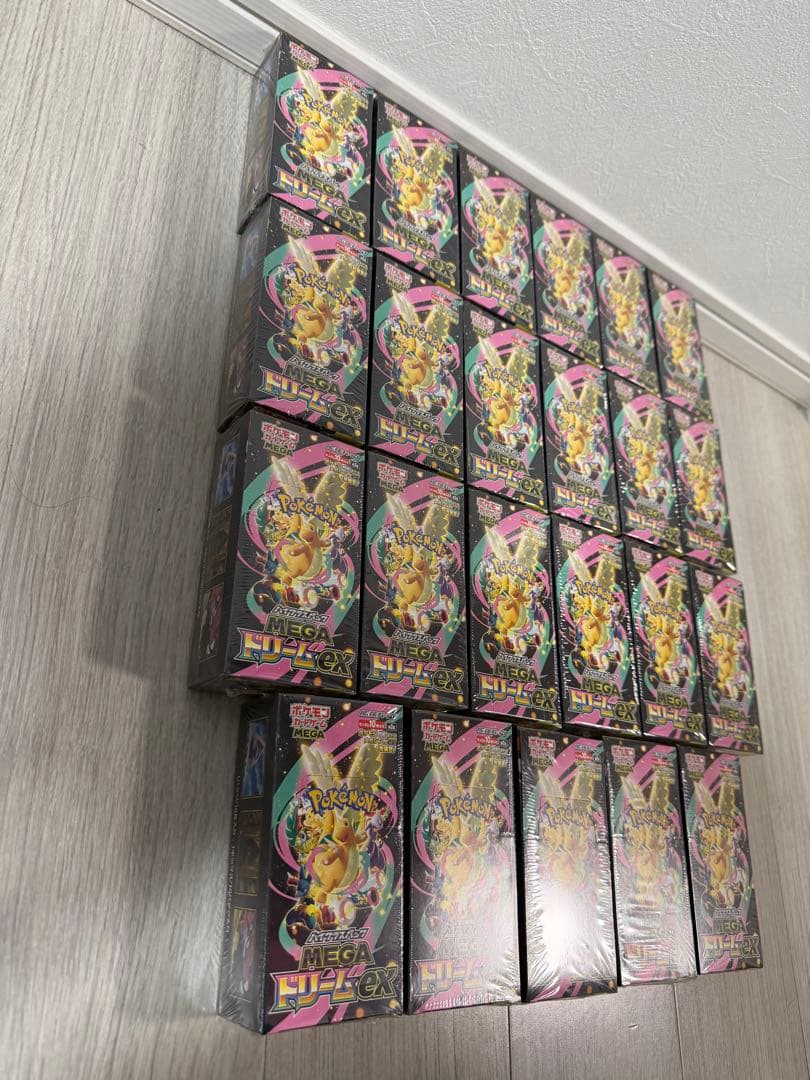 ポケモンカードBOX MEGAドリームex 新品未開封シュリンク付き 計23箱
