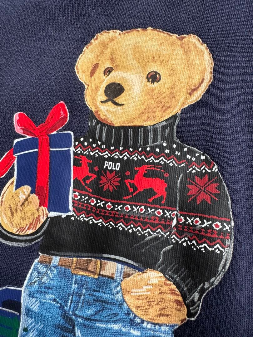★ポロベア　ラルフローレン　スウェット　トレーナー　150サイズ　ネイビー