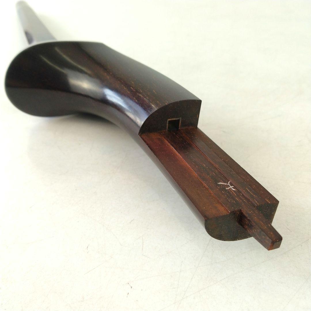 三味線 細棹 紅木 綾杉胴 金 K9 K18 ケース付き 津軽紅木金細