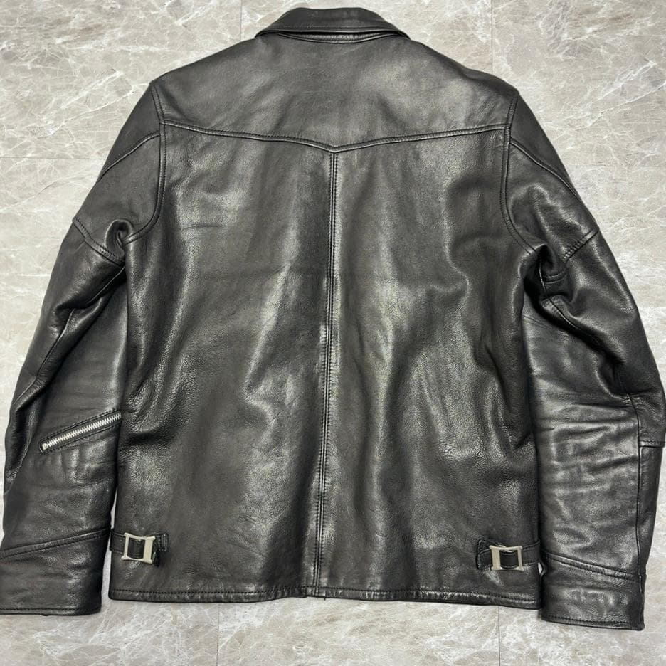 NEIGHBORHOOD シングル ライダースジャケット M ゴートレザー - メルカリ