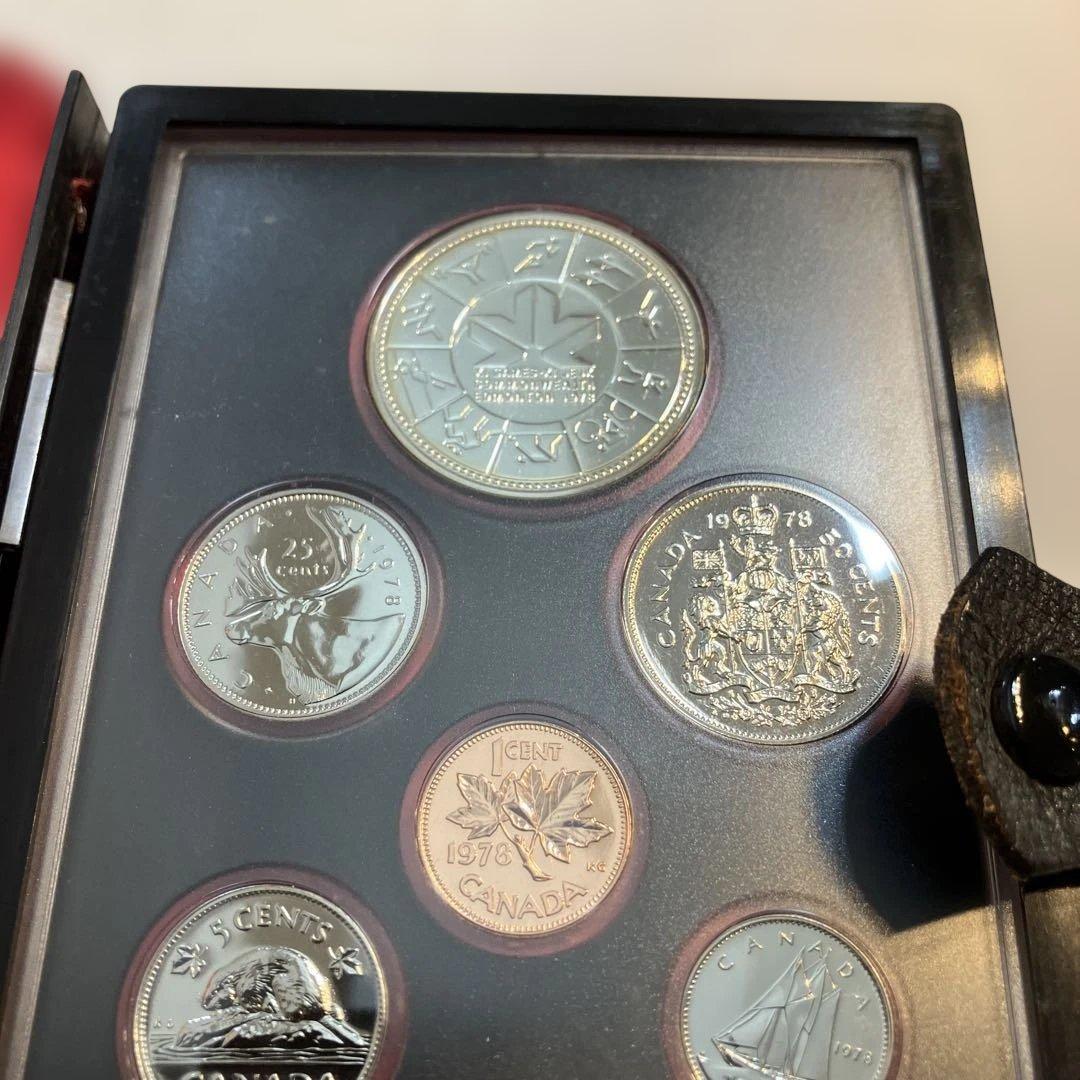 カナダ プルーフセット 記念硬貨 古銭 カナダドル 1978 コイン 銀貨