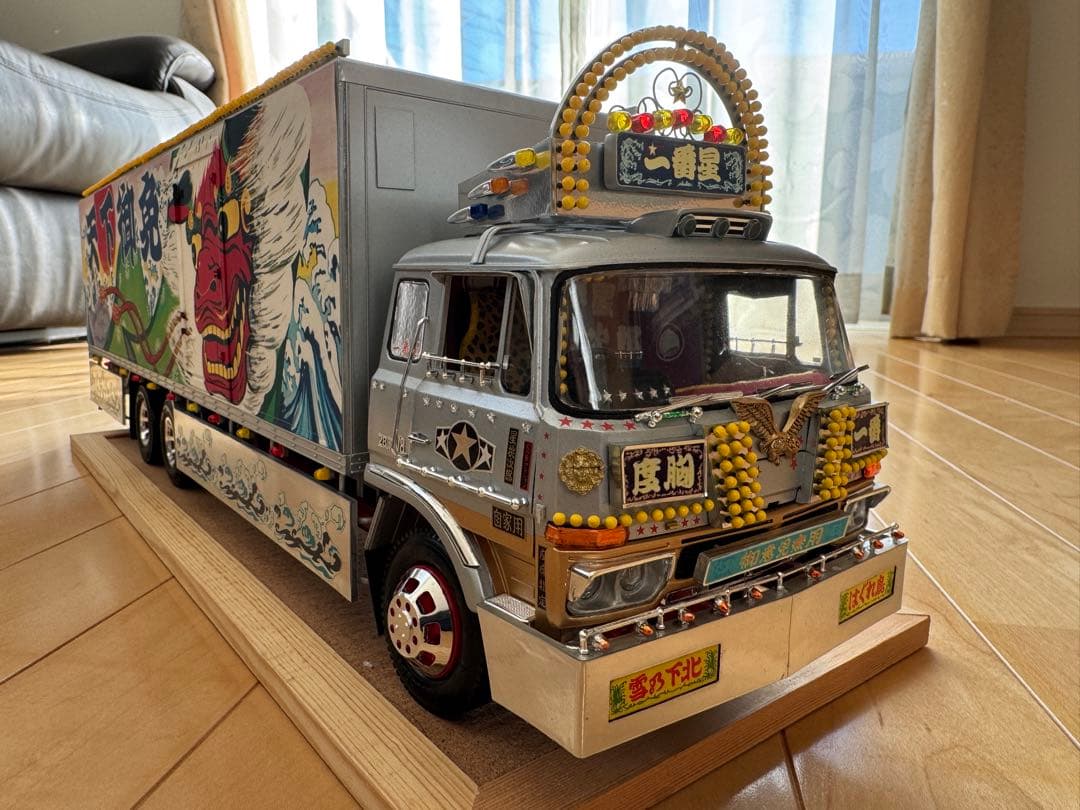 KING デコトラ1/20 天下御免改　一番星制作途中品現状渡し