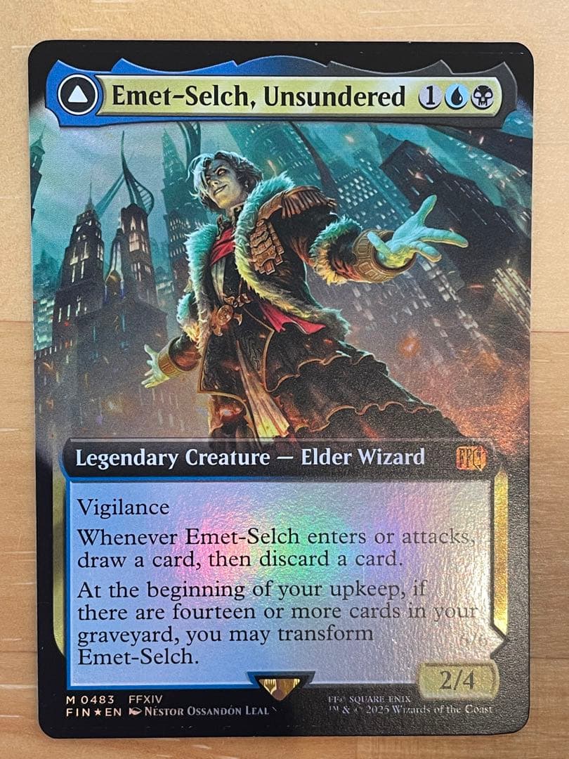 MTG FFオリジナル、アシエン・エメトセルク サージFOIL/フルアート