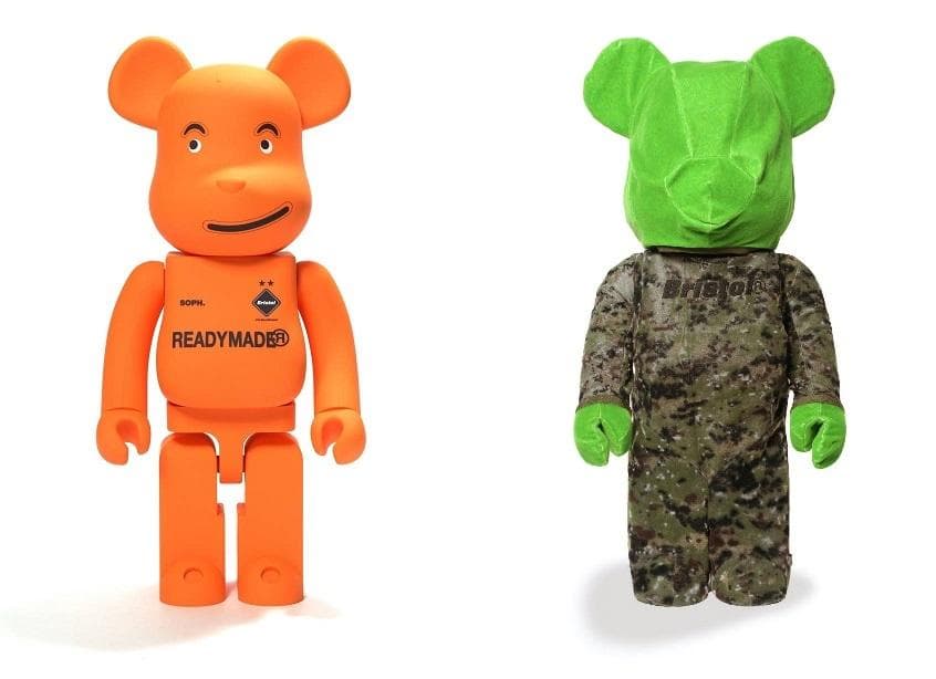 新品 ストア 1000% ベアブリック FCRB × READYMADE 希少モデル