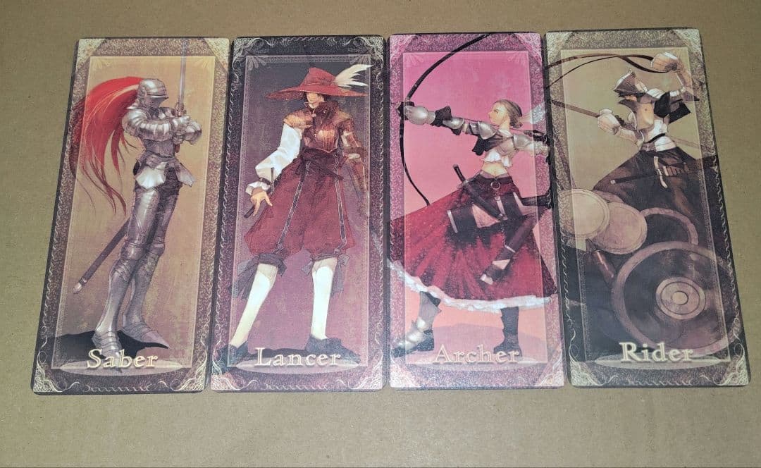 非売品 fate hollow ataraxia サーヴァント クラス カード