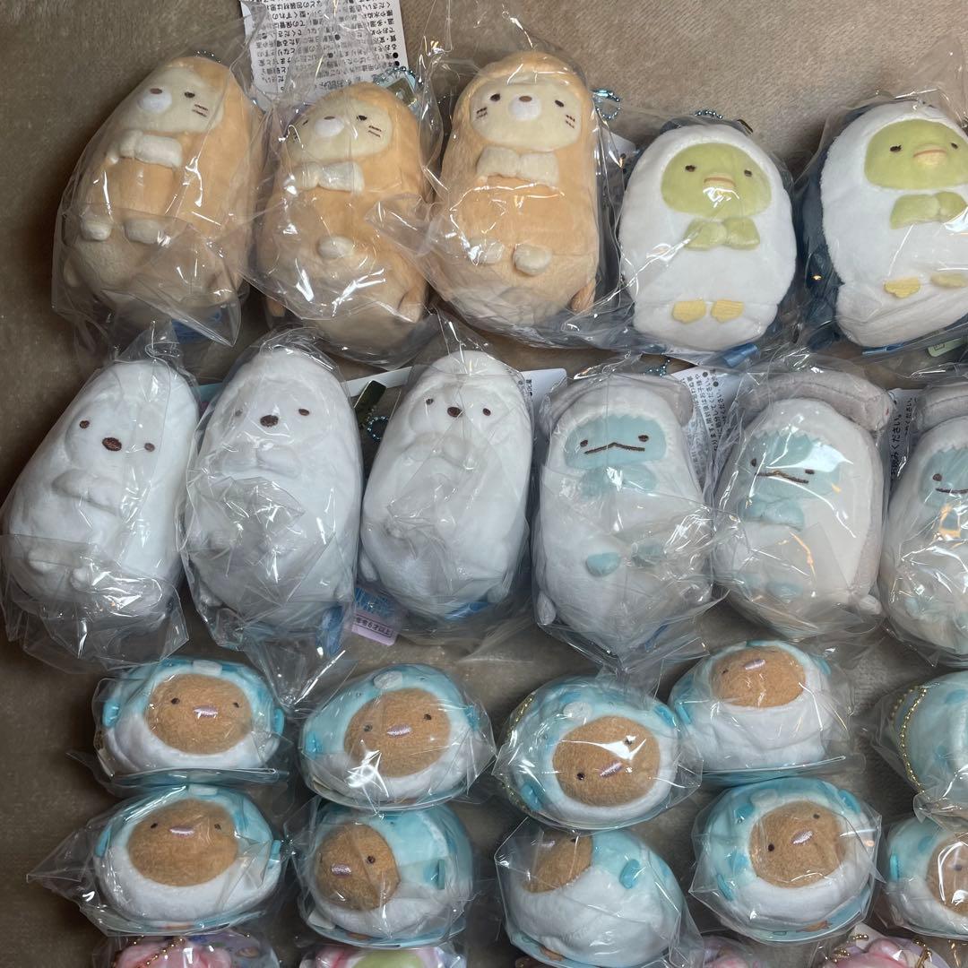 63個まとめ売り⭐︎すみっコぐらし 水族館限定 ぶらさげぬいぐるみ ハッピーセット