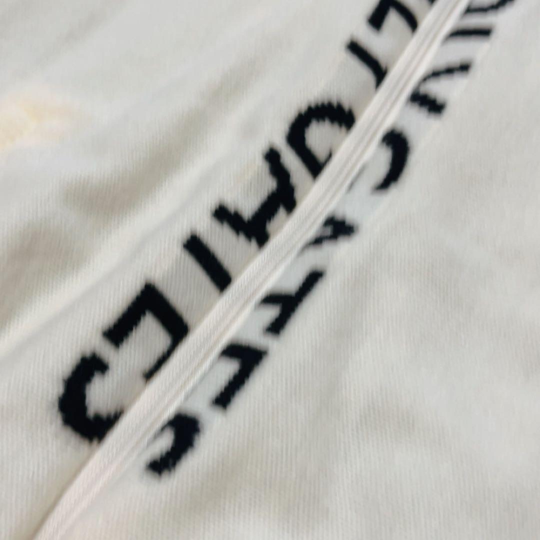 極美品　パーリーゲイツ　ドライバーズニット　ニットジャケット　裏地付　防風　白