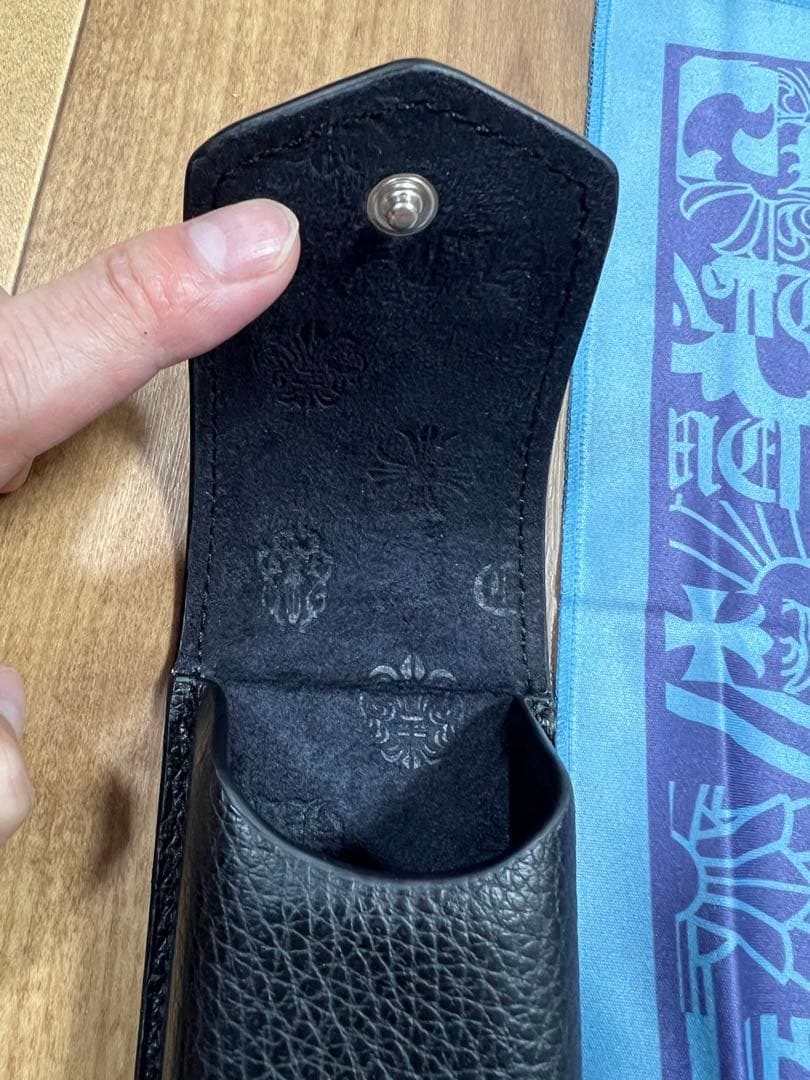 MＱさん専用‼️ クロムハーツ レザー メガネケース新品‼️ケースのみ