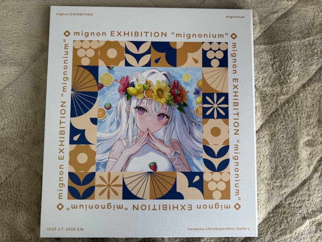 mignon mignonium 直筆サイン色紙&ケース 来場特典コンプセット