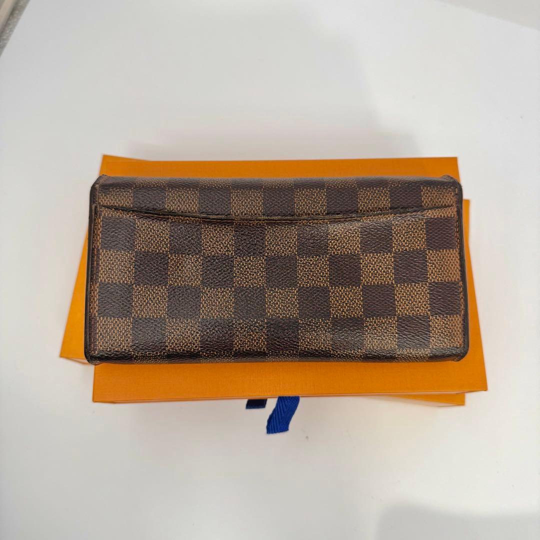ルイヴィトン ダミエ 長財布 ポルトフォイユサラ 新型 男女兼用 カード16枚