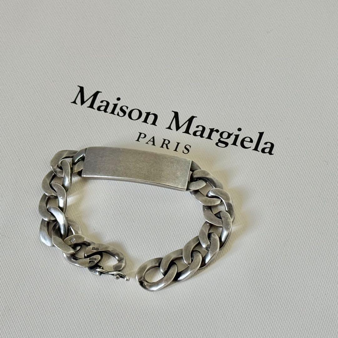 Maison Margiela シルバーチェーン ID ブレスレット