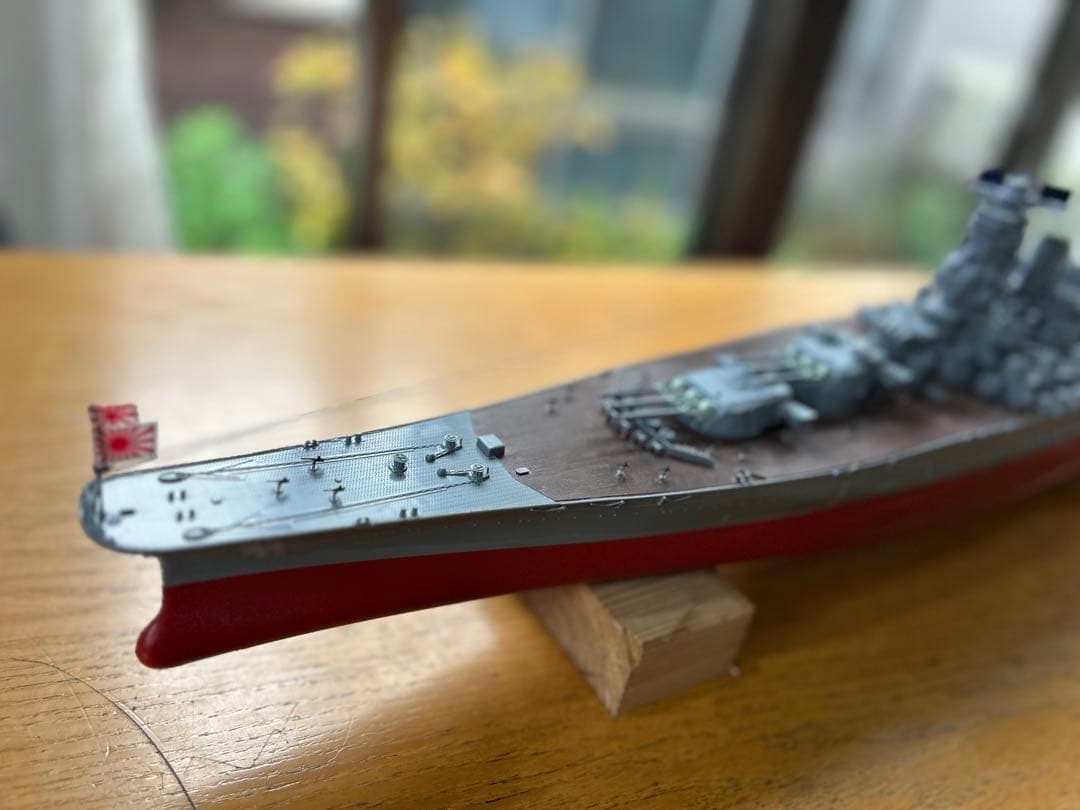 男たちの戦艦大和、1/350サイズ精密加工完成品。送料込みで販売します。