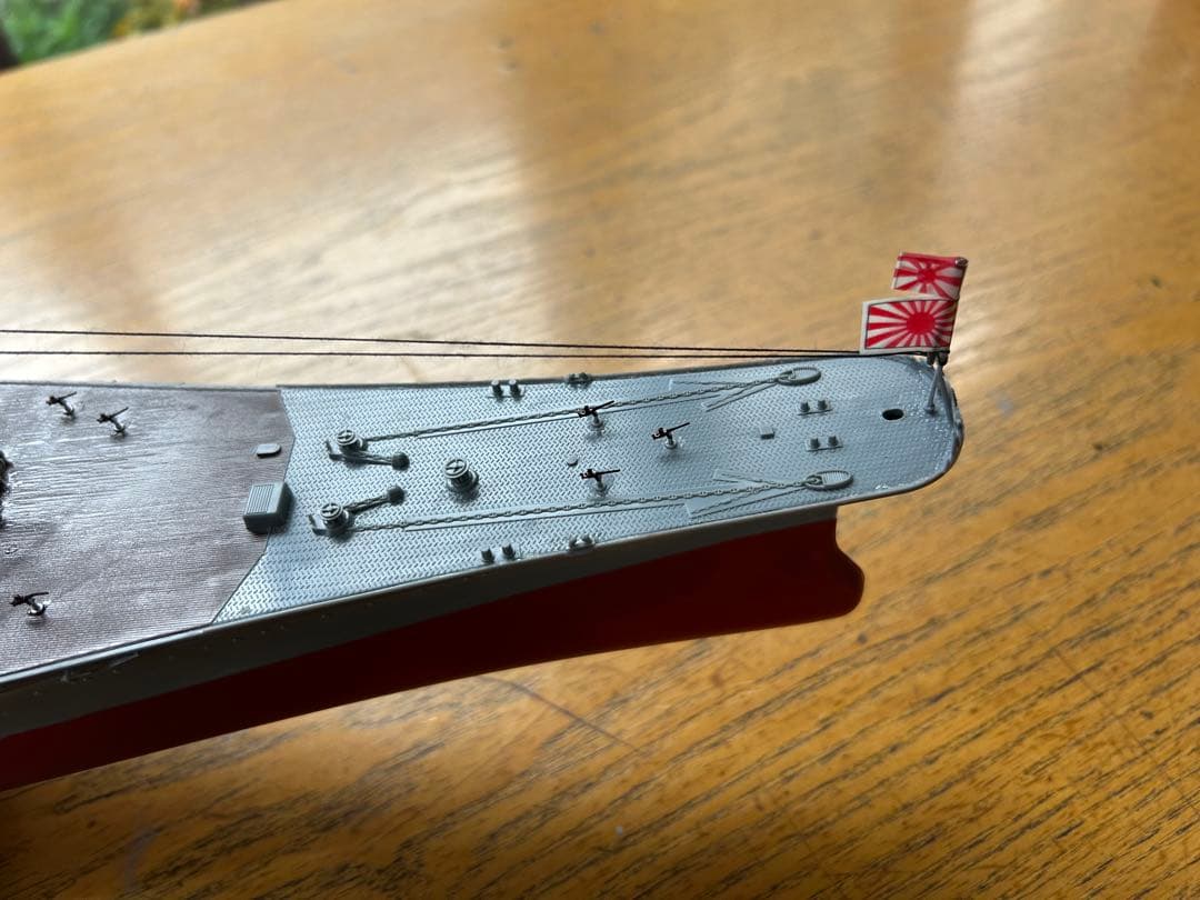 男たちの戦艦大和、1/350サイズ精密加工完成品。送料込みで販売します。