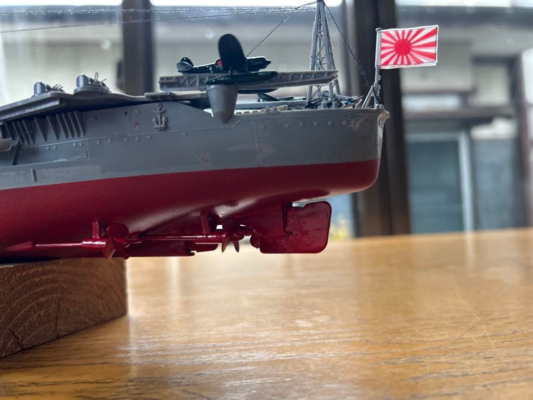 男たちの戦艦大和、1/350サイズ精密加工完成品。送料込みで販売します。