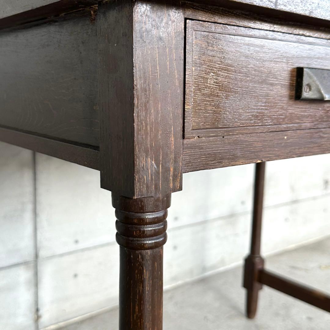 ✦昭和レトロ✦ アンティーク 製図机 ドラフティングデスク 木製