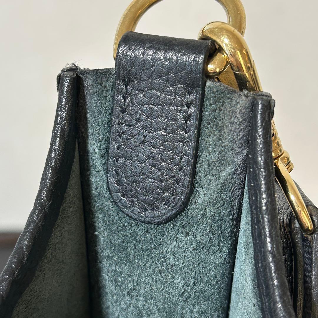 美品 HERMES エルメス エヴリン GM ノワール ブラック