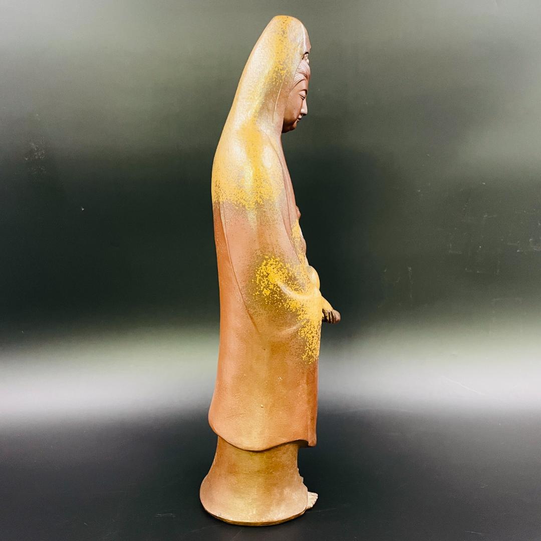 木の根木彫りドラゴン龍置物 （大）約38cm