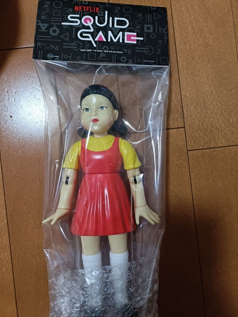 限定　ソフビ YOUNG-HEE　メディコム・トイ　イカゲーム　フュギュア