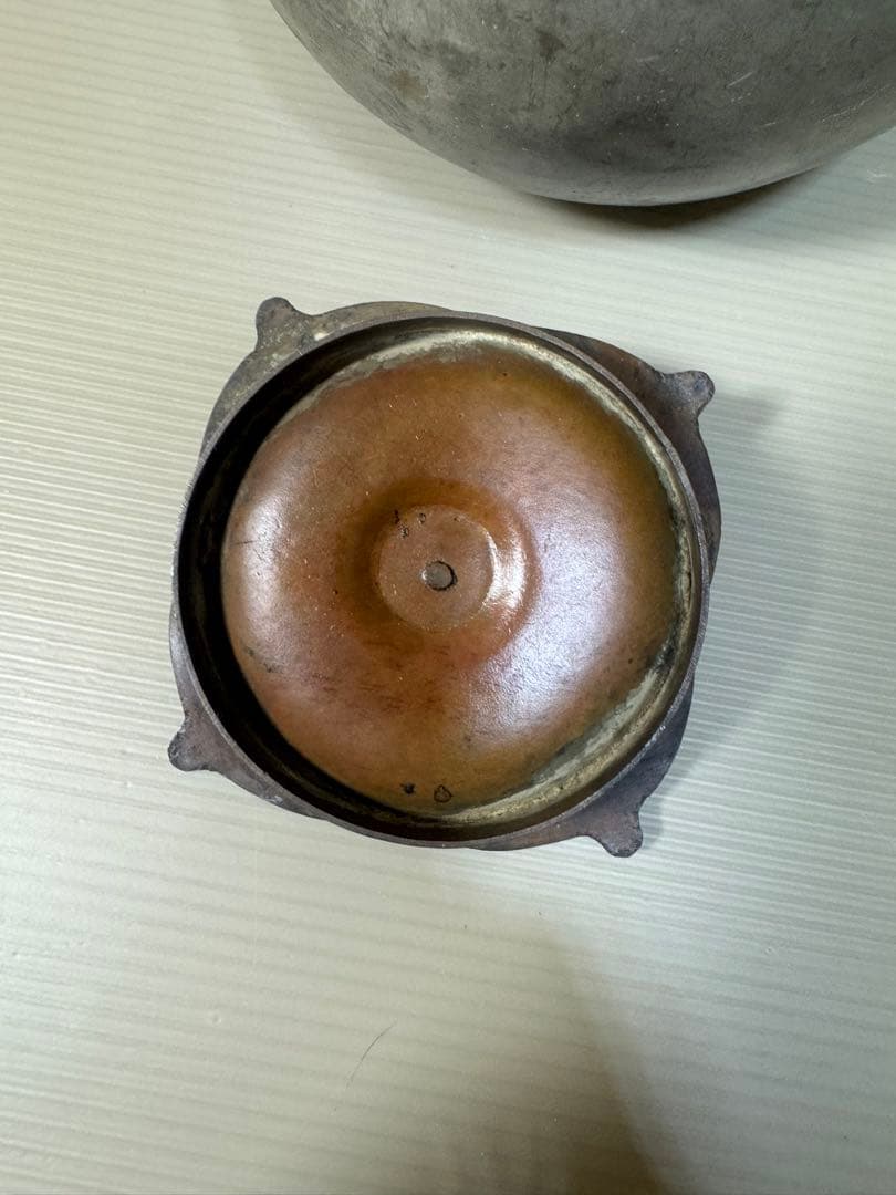 2263 錫製　柿型　銚子