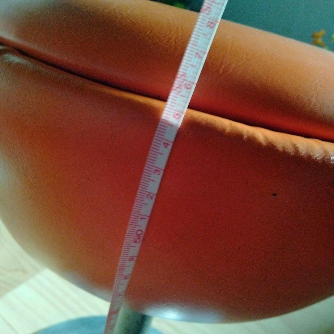 昭和レトロ/アメリカンヴィンテージ/回転椅子レザー系 スツール /古道具チェア