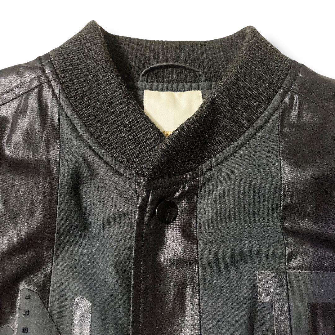 希少 DIESEL ディーゼル ナイロン切替 スタジャンブルゾン ジャケット M