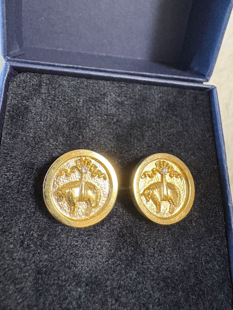 ブルックスブラザーズ ゴールデンフリース ラペルピン ×2 箱付き