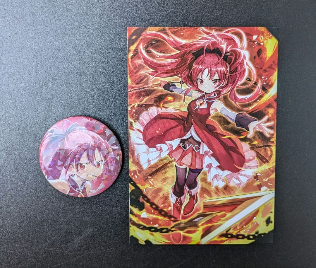 魔法少女まどか☆マギカ まどマギ 缶バッジ 佐倉杏子 ポストカード