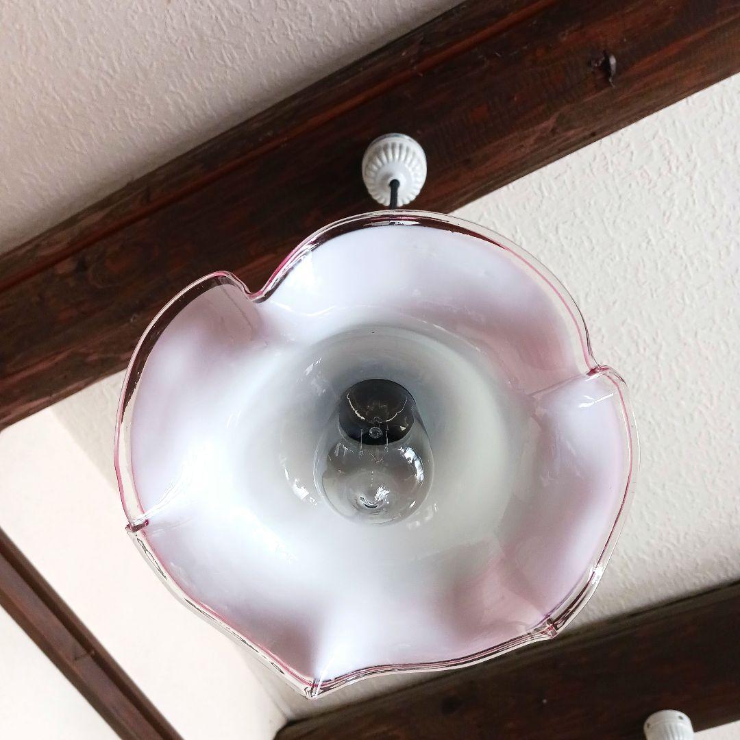 しおっちゃん様専用】 大正ガラス ランプシェード