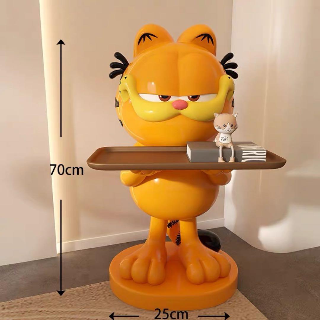 新品 ガーフィールド 特大 インテリア サイドテーブル 置物