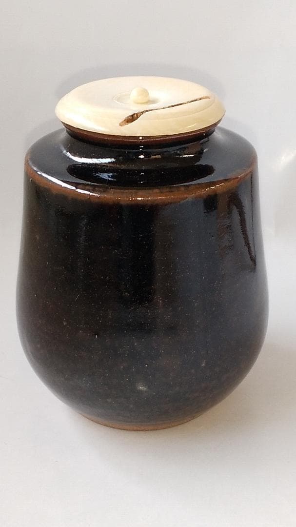 Bottom様専用松本鉄山 松本鐵山 中興名物写 橋立茶入仕覆住吉