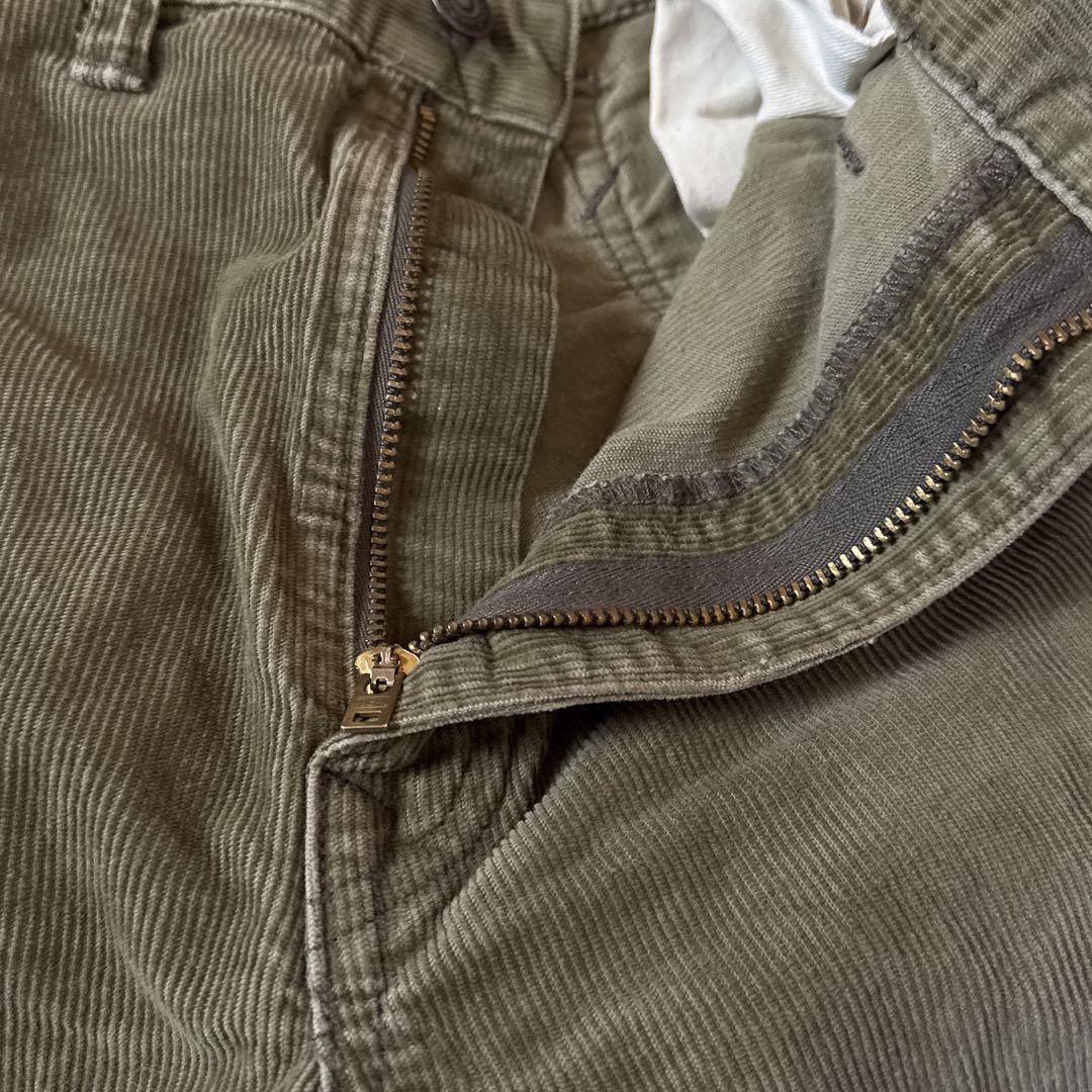 ろ*ー様 ラルフローレンRRL コーデュロイパンツ オリーブ IDEAL