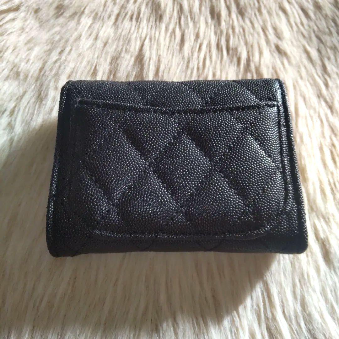 ＊未使用品＊ブラック キルティング 財布 ケース カードケース