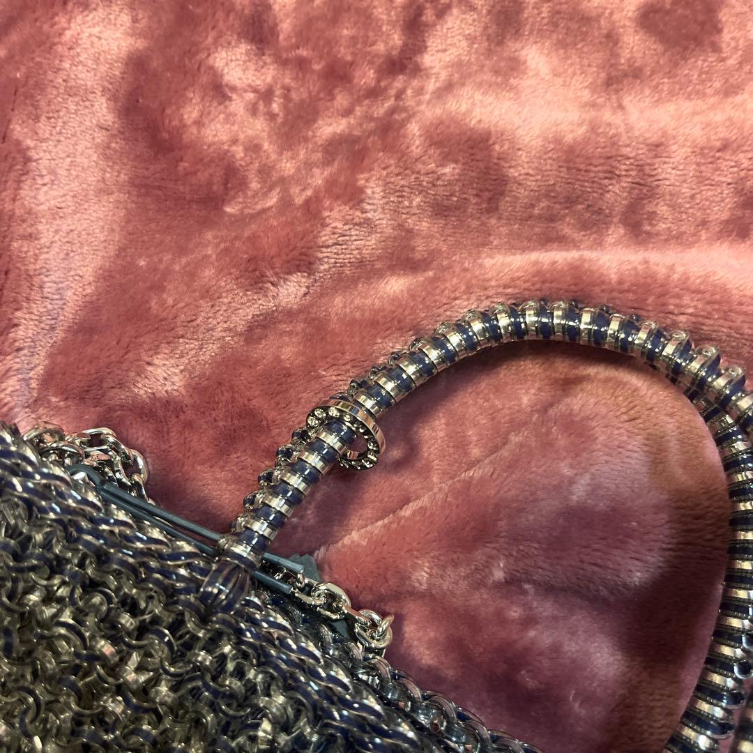 ANTEPHINA シルバー パーティーバッグ