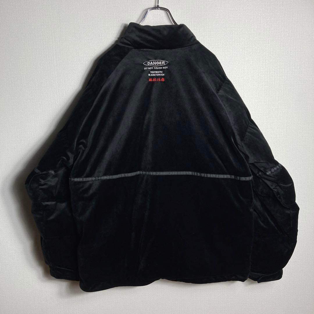 【美品】タイトブースプロダクション×ブラックアイパッチ ベルベット ダウン.