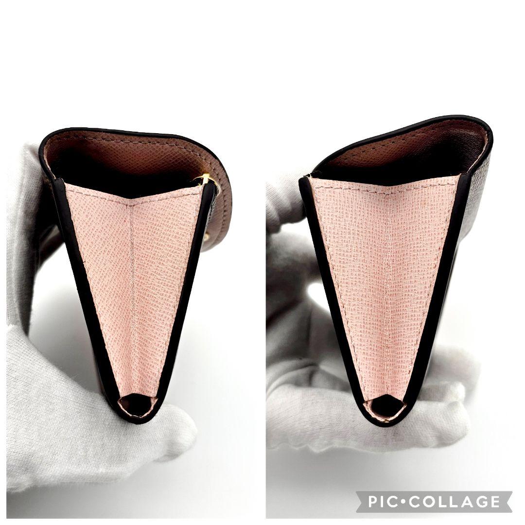 ルイヴィトン　ポルトモネ　ロザリ　ケース　ピンク　小銭入れ　C325