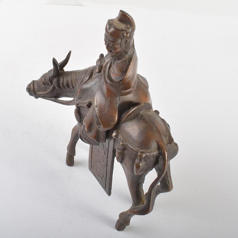 中国　古銅　驢馬賢人 のったり香炉　V　6307