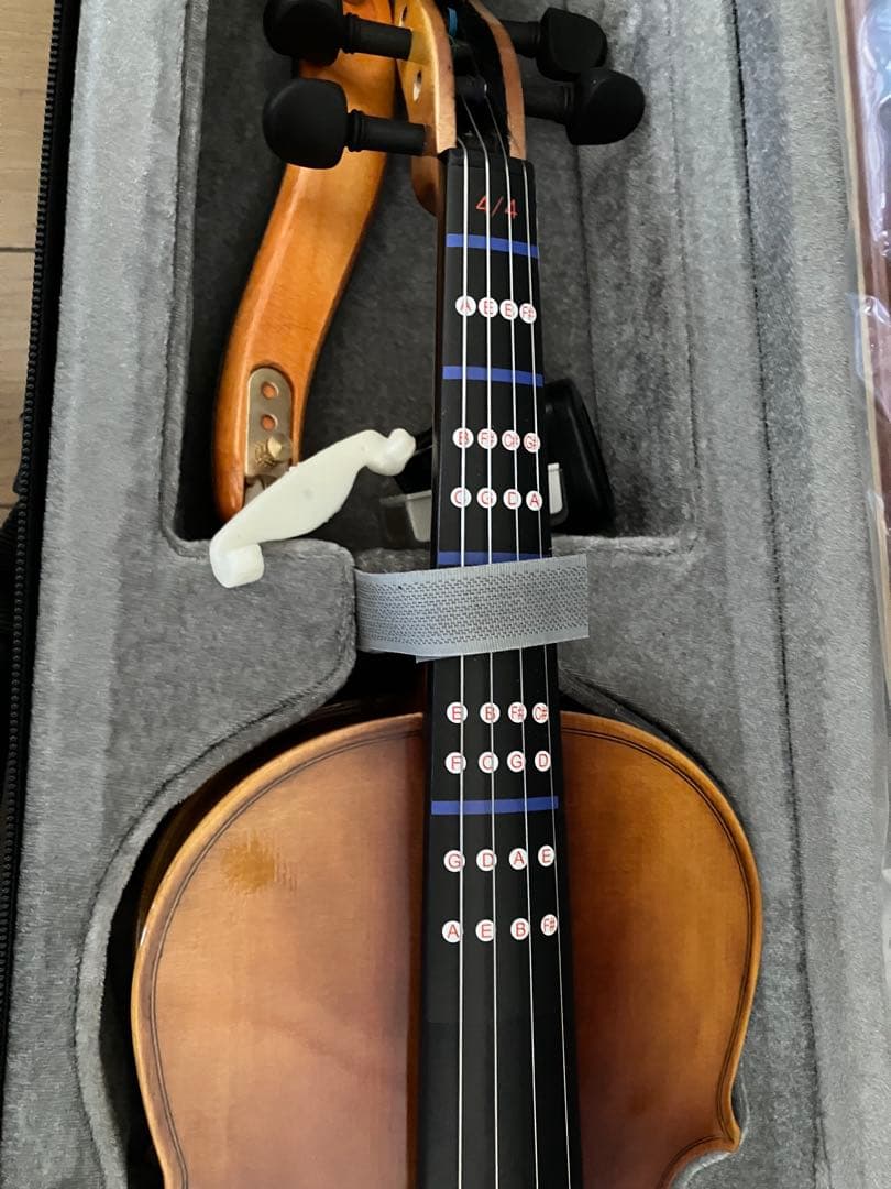 【ほぼ未使用品】バイオリン 4/4 セット 付属品完備 弓2本 初心者用