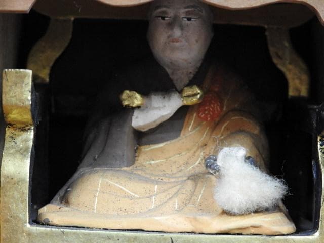 厨子入り 弘法大師 M780