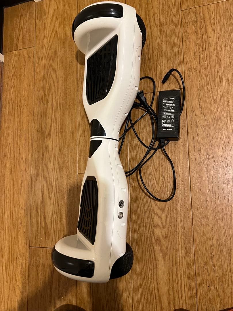 ホワイト 電動スケボー 充電器付き