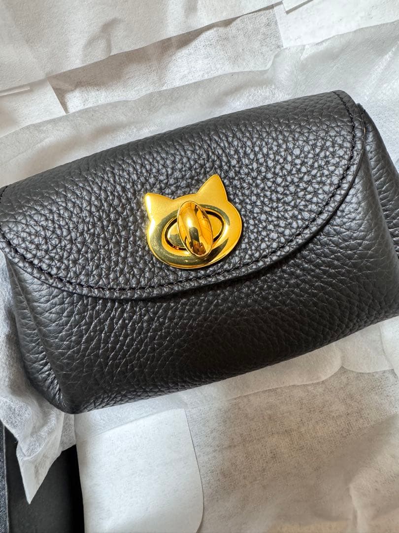 レザーアトリエphilosophii シェルポーチ CAT 新品